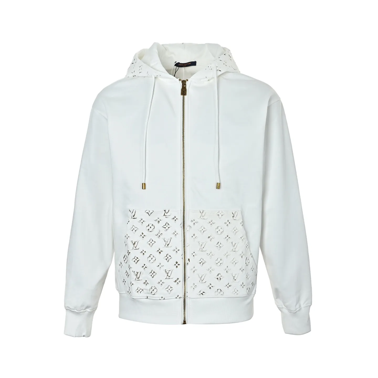 Louis Vuitton/Louis Vuitton presbyopic embossed embossed zipper hooded jacket